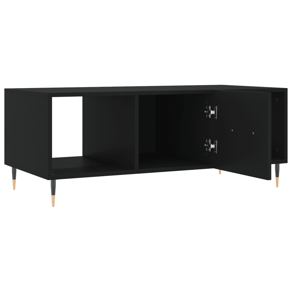 vidaXL Couchtisch Schwarz 102x50x40 cm Holzwerkstoff