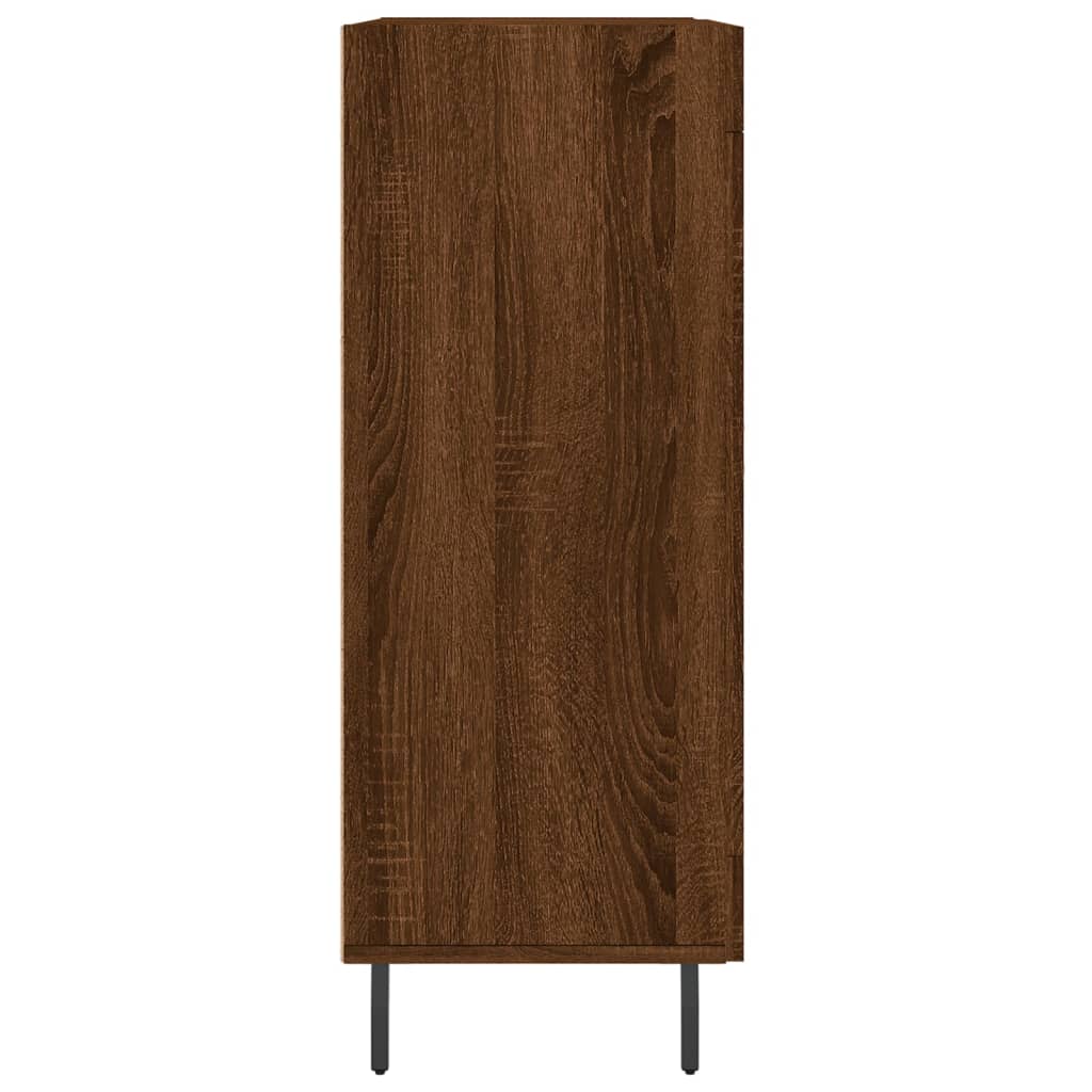 vidaXL Sideboard Braun Eichen-Optik 69,5x34x90 cm Holzwerkstoff