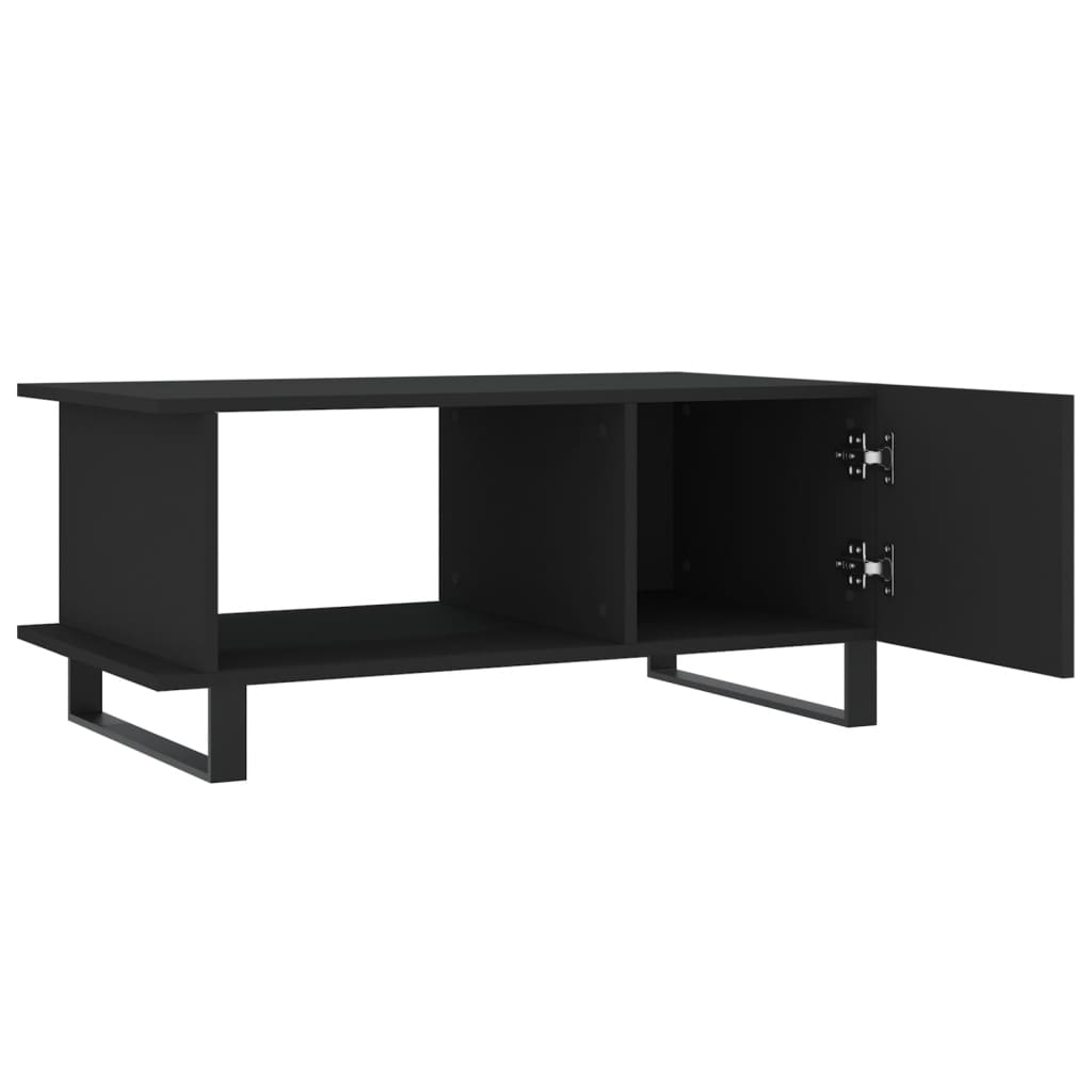 vidaXL Couchtisch Schwarz 90x50x40 cm Holzwerkstoff