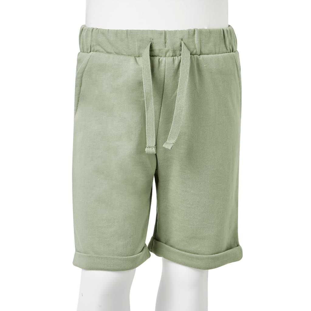 Kindershorts mit Kordelzug Helles Khaki 104