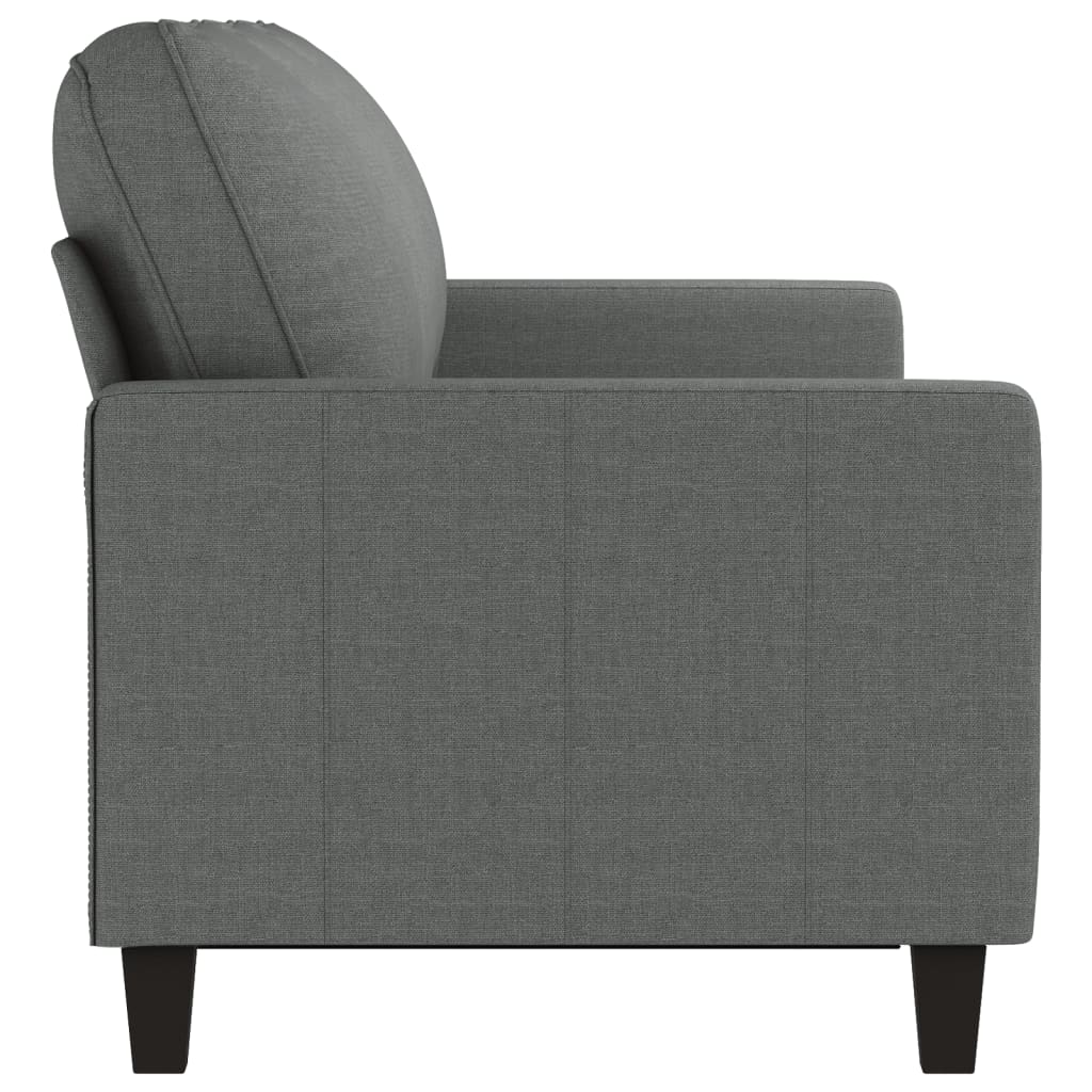 vidaXL 3-Sitzer-Sofa Dunkelgrau 180 cm Stoff