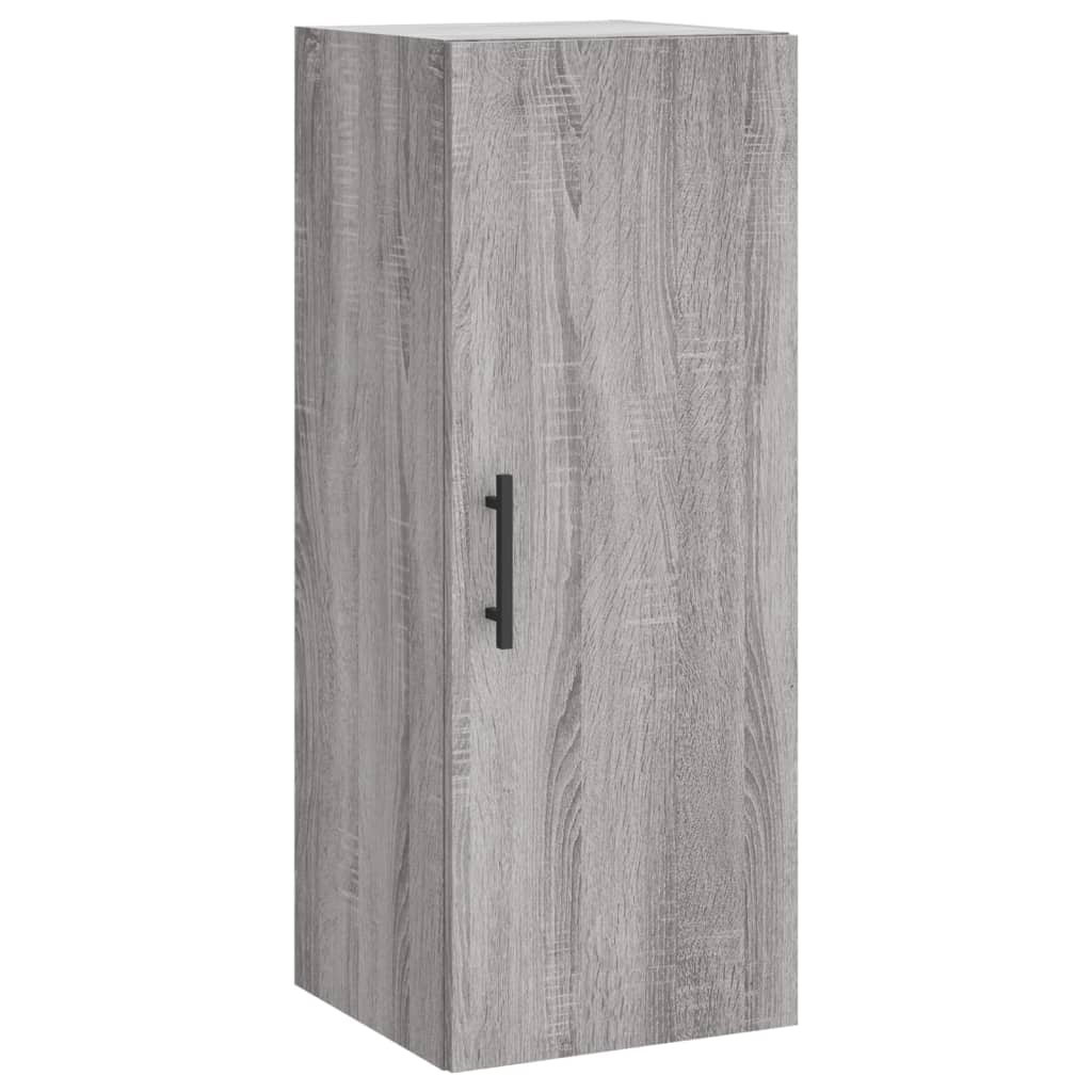 vidaXL Wandschrank Grau Sonoma 34,5x34x90 cm