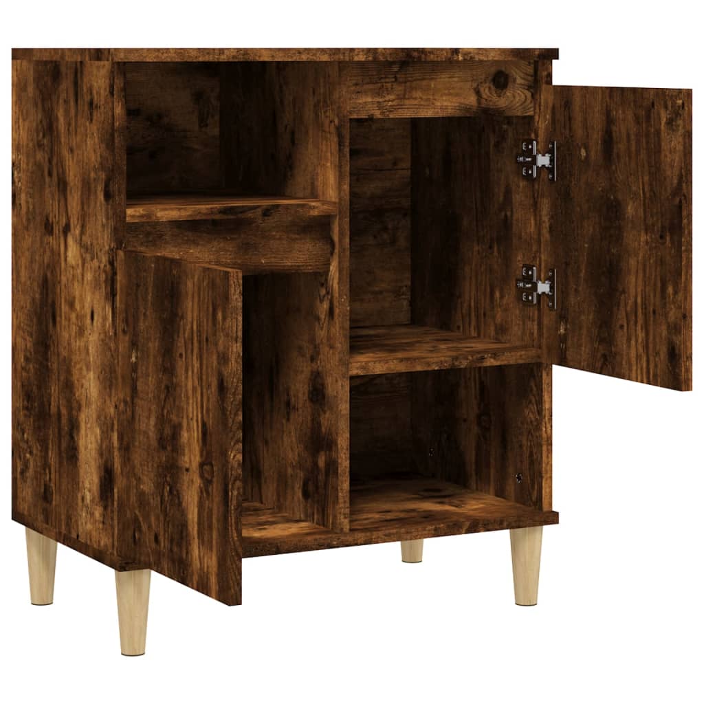 vidaXL Sideboard Räuchereiche 60x35x70 cm Holzwerkstoff