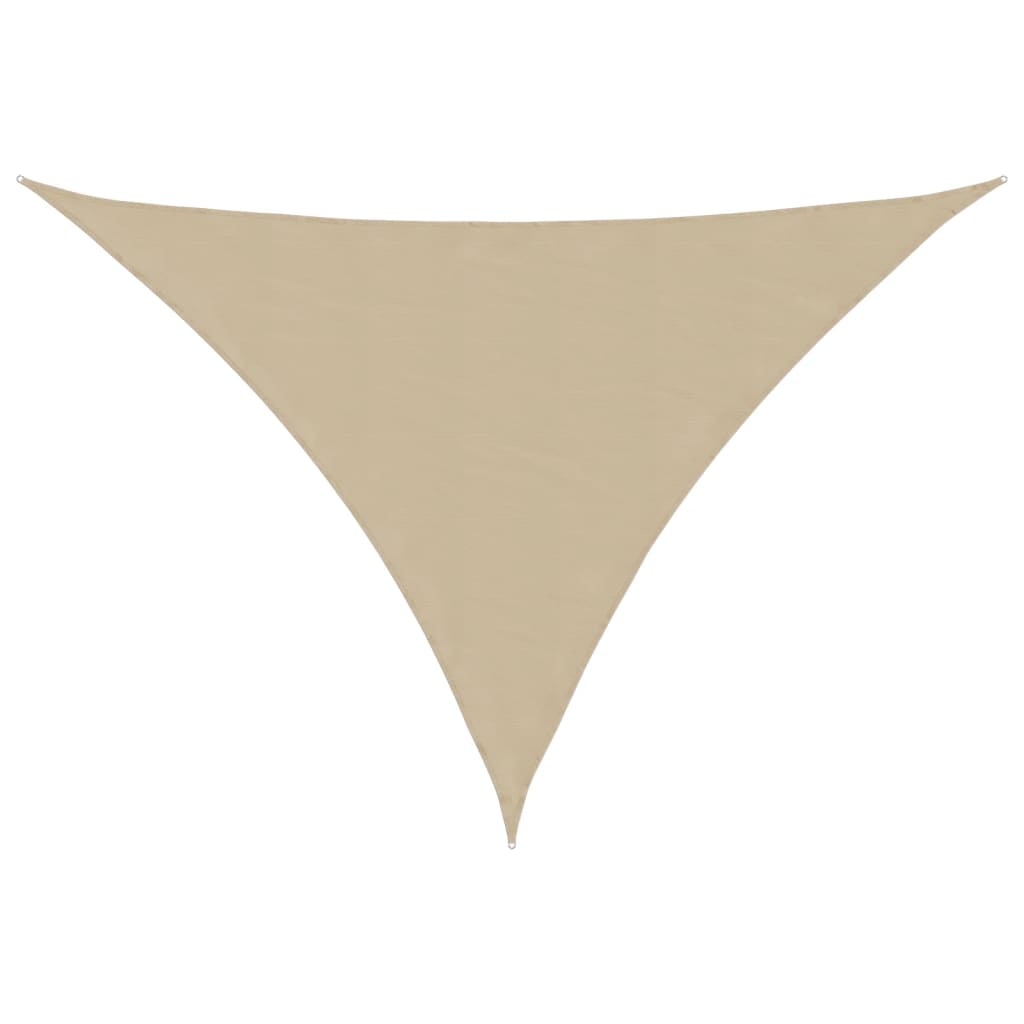 vidaXL Sonnensegel Oxford-Gewebe Dreieckig 4x5x5 m Beige