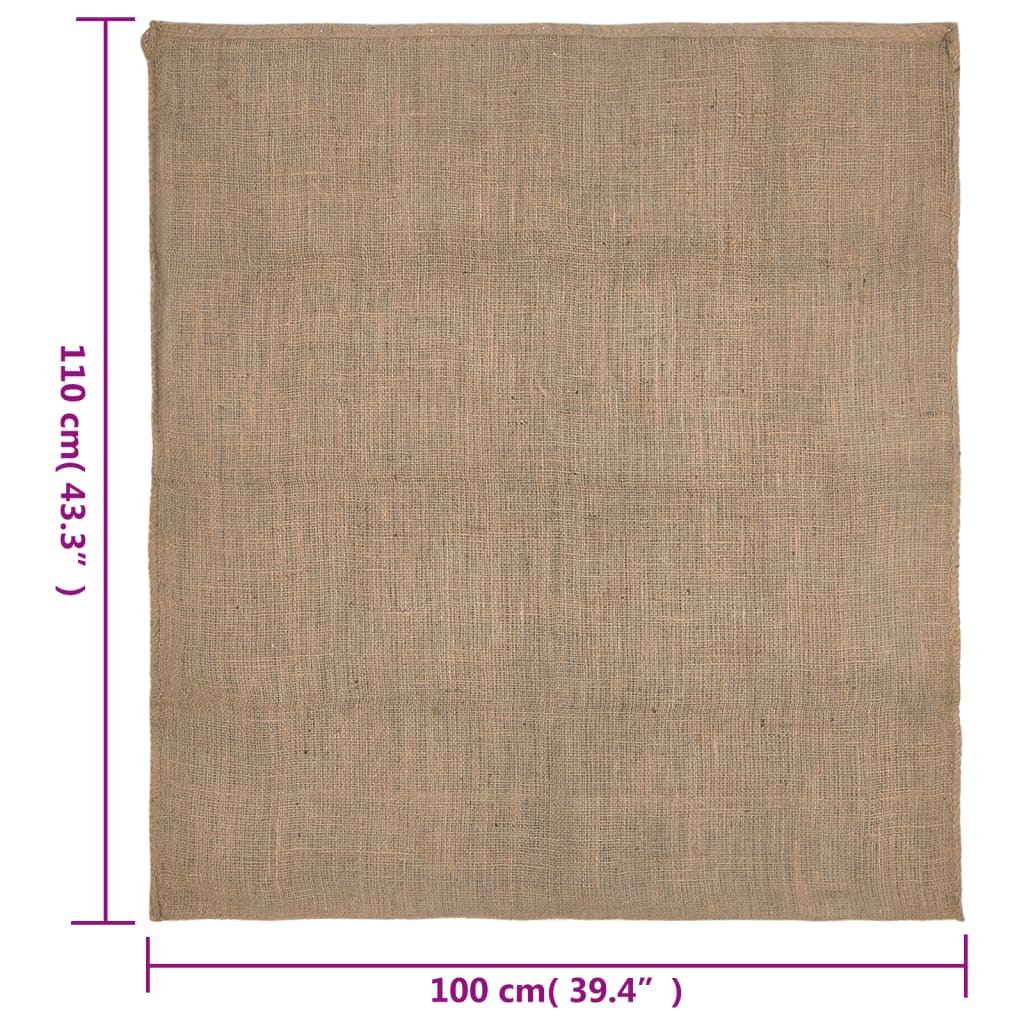 vidaXL Jutesäcke 30 Stk. 100x110 cm 100% Jute 220 g/m²