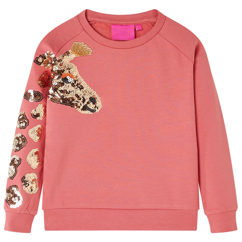 Kinder-Sweatshirt Altrosa 116