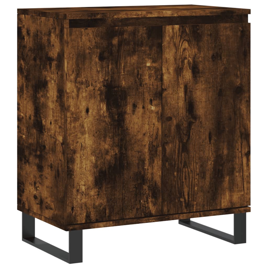 vidaXL Sideboard Räuchereiche 60x35x70 cm Holzwerkstoff