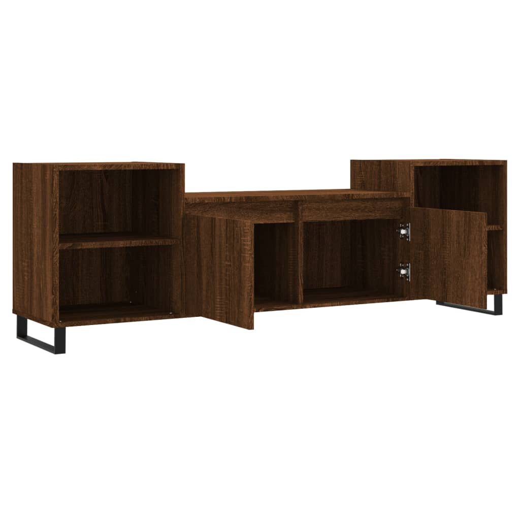 vidaXL TV-Schrank Braun Eichen-Optik 160x35x55 cm Holzwerkstoff