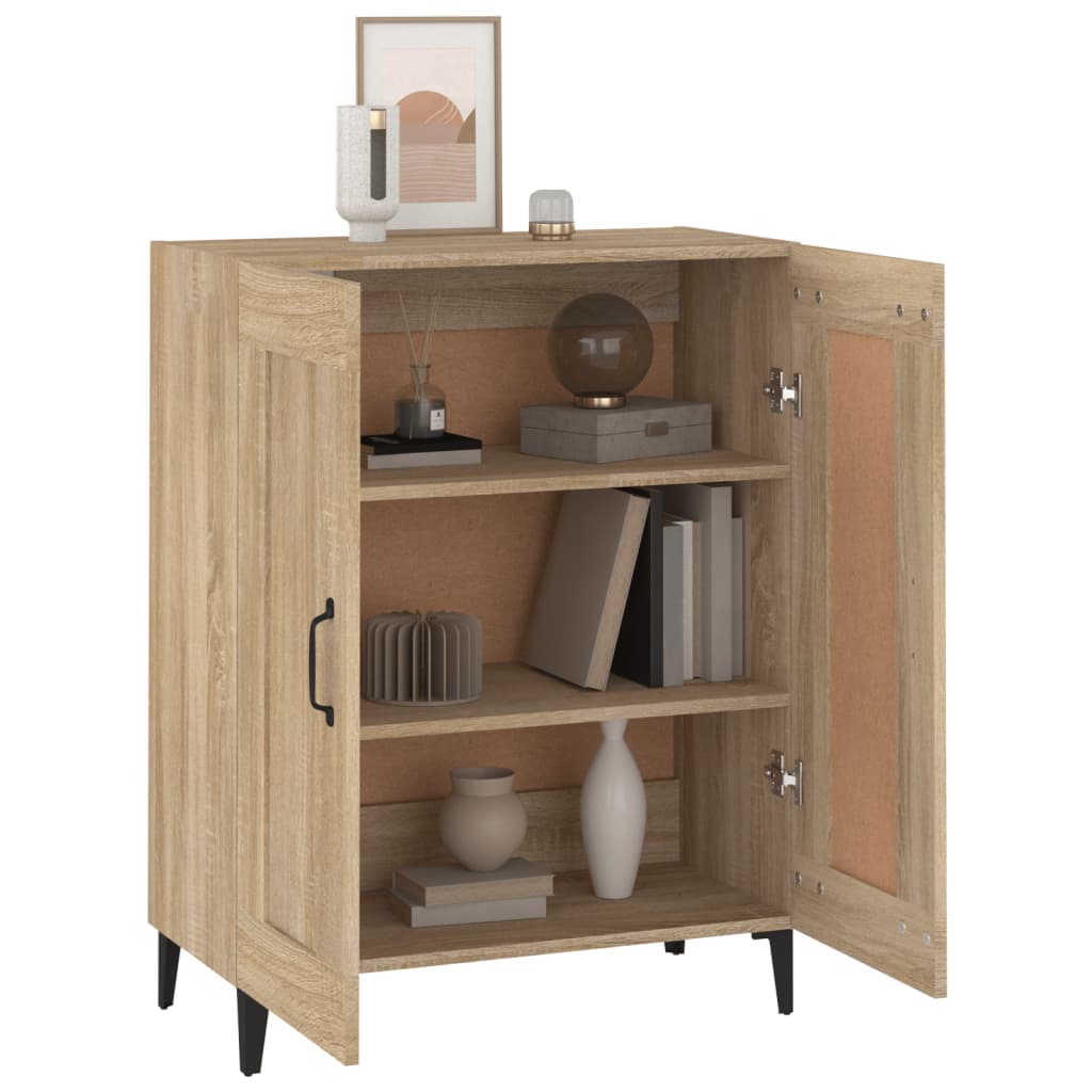 vidaXL Sideboard Sonoma-Eiche 69,5x34x90 cm Holzwerkstoff