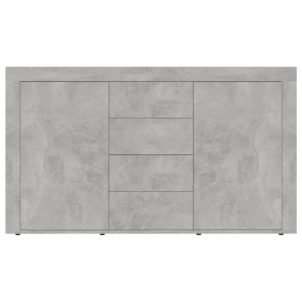 vidaXL Sideboard Betongrau 120x36x69 cm Holzwerkstoff