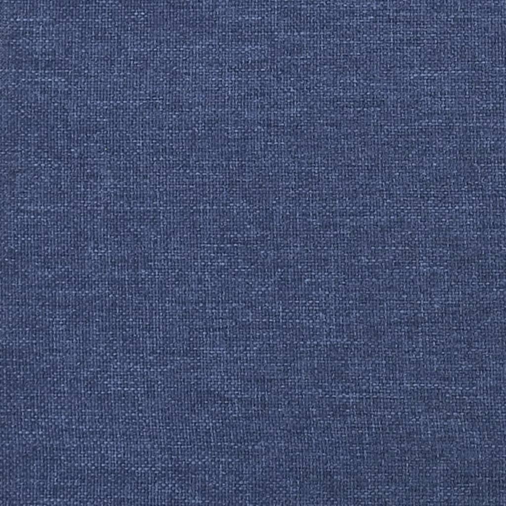 vidaXL Kopfteil mit Ohren Blau 83x23x78/88 cm Stoff