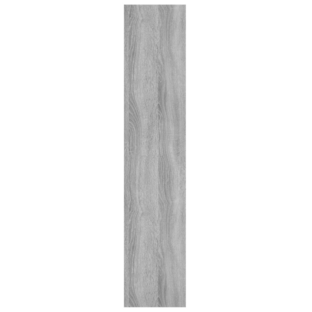 vidaXL Wandregal Grau Sonoma 90x16x78 cm Holzwerkstoff