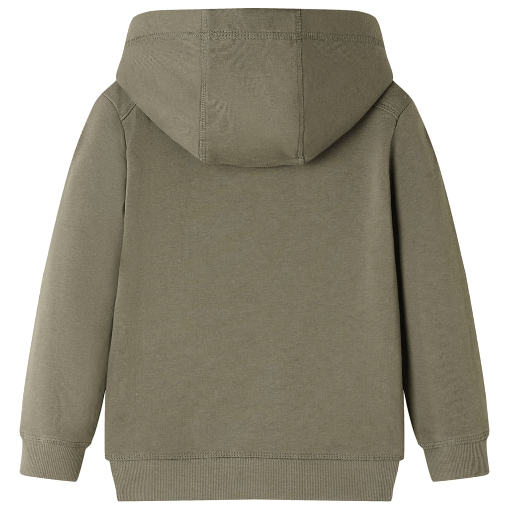 Kinder-Kapuzenpullover Khaki 116