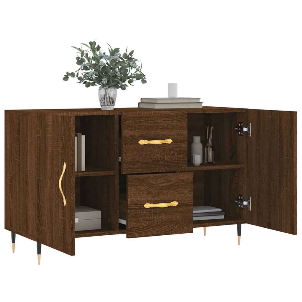 vidaXL Sideboard Braun Eichen-Optik 100x36x60 cm Holzwerkstoff