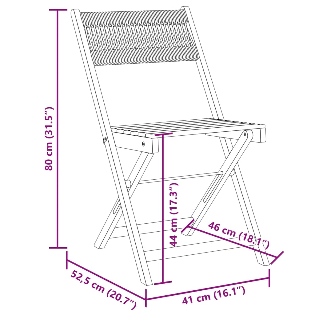 vidaXL 3-tlg. Bistro-Set Grau Polypropylen und Massivholz