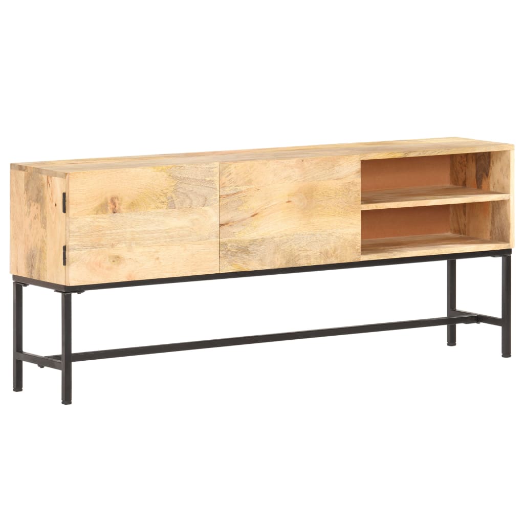 vidaXL Sideboard 145x30x60 cm Mango Massivholz