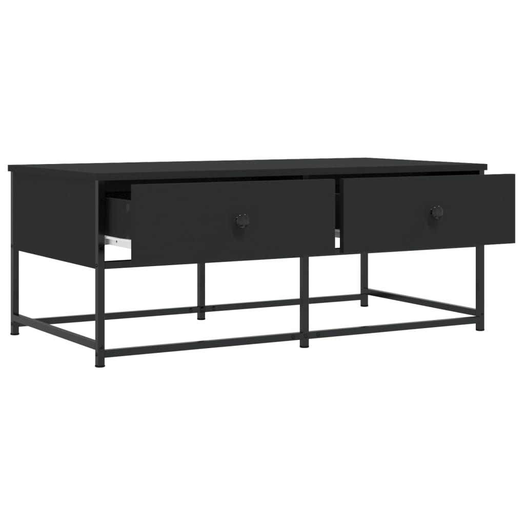 vidaXL Couchtisch Schwarz 100x51x40 cm Holzwerkstoff