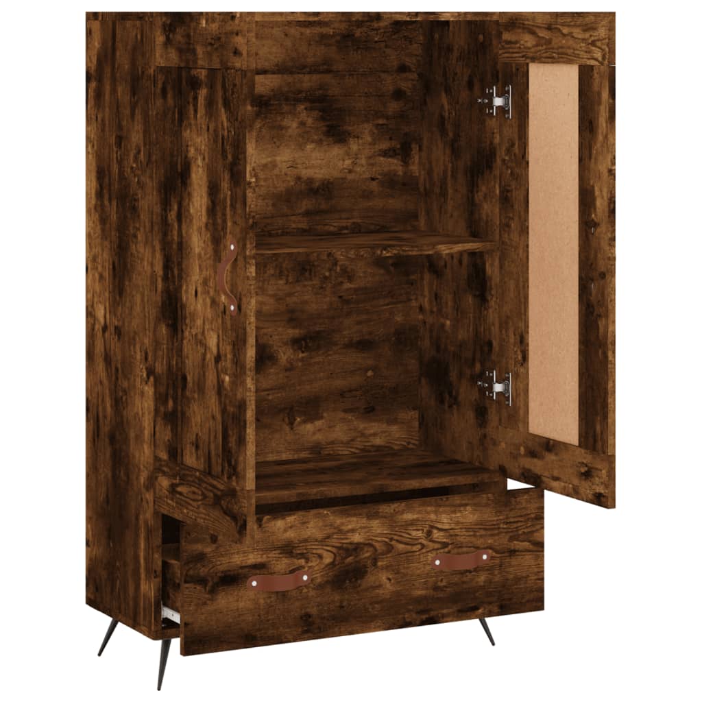 vidaXL Highboard Räuchereiche 69,5x31x115 cm Holzwerkstoff