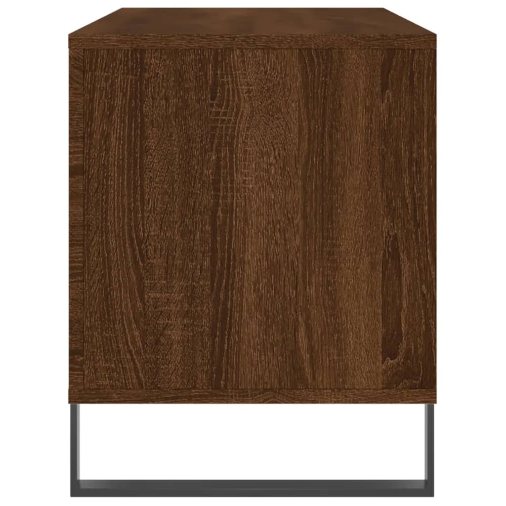 vidaXL Plattenschrank Braun Eichen-Optik 100x38x48 cm Holzwerkstoff