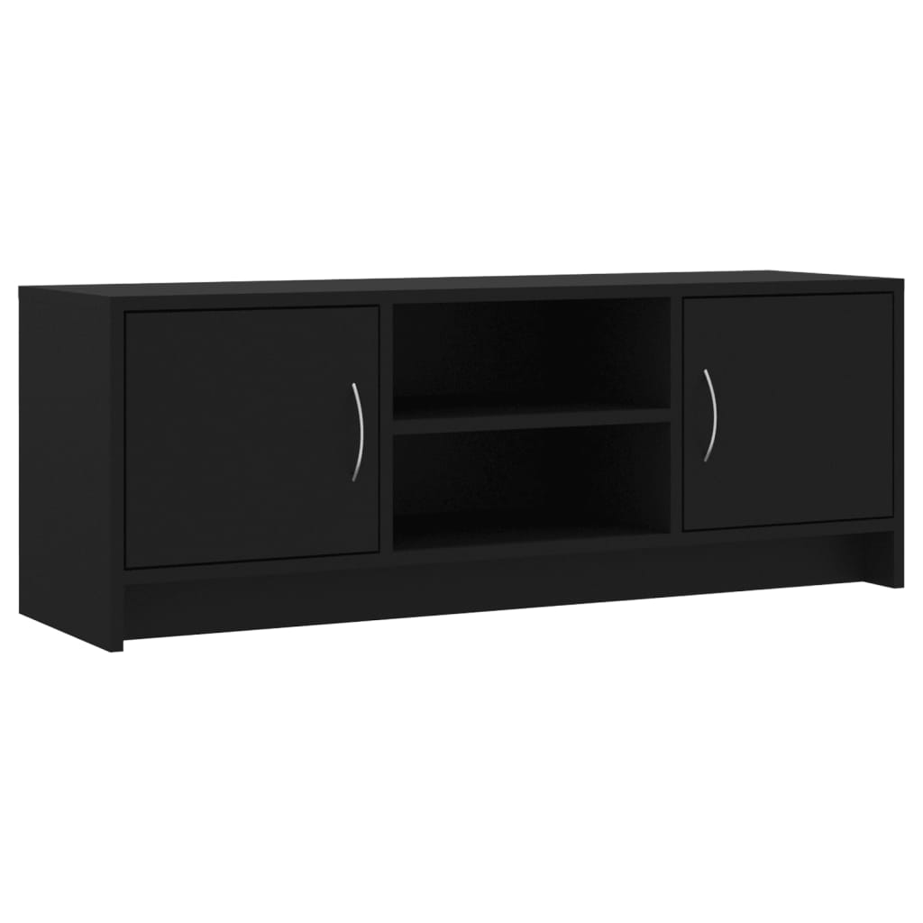 vidaXL TV-Schrank Schwarz 102x30x37,5 cm Holzwerkstoff