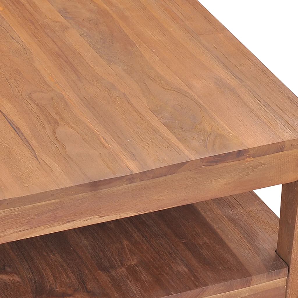 vidaXL Couchtisch 68x67x35 cm Massivholz Teak