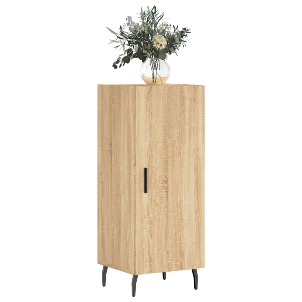 vidaXL Sideboard Sonoma-Eiche 34,5x34x90 cm Holzwerkstoff