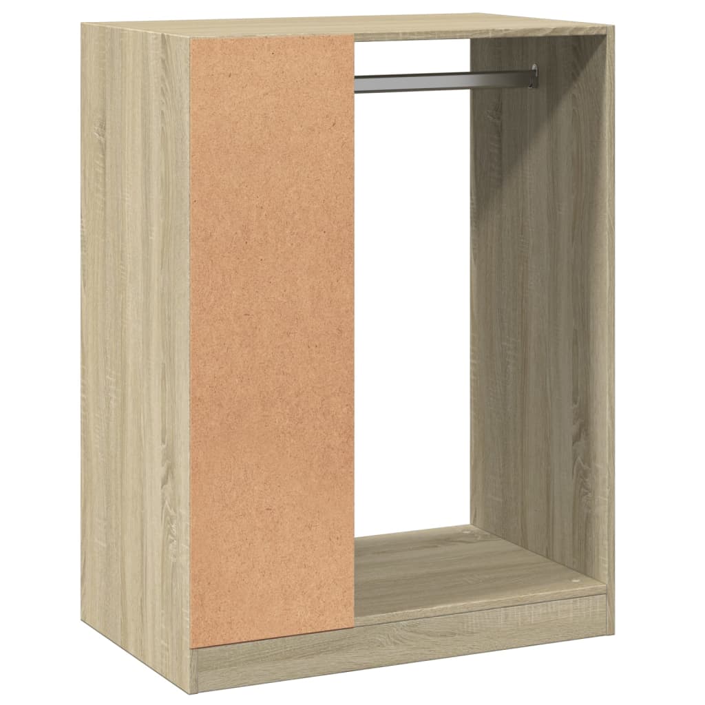 vidaXL Kleiderschrank Sonoma-Eiche 77x48x102 cm Holzwerkstoff