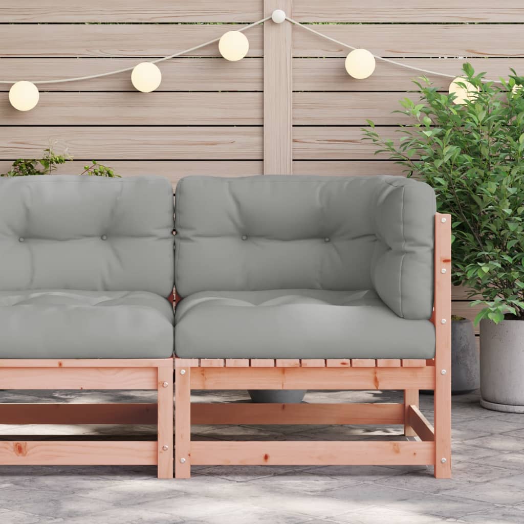 vidaXL Garten-Ecksofa mit Kissen Massivholz Douglasie