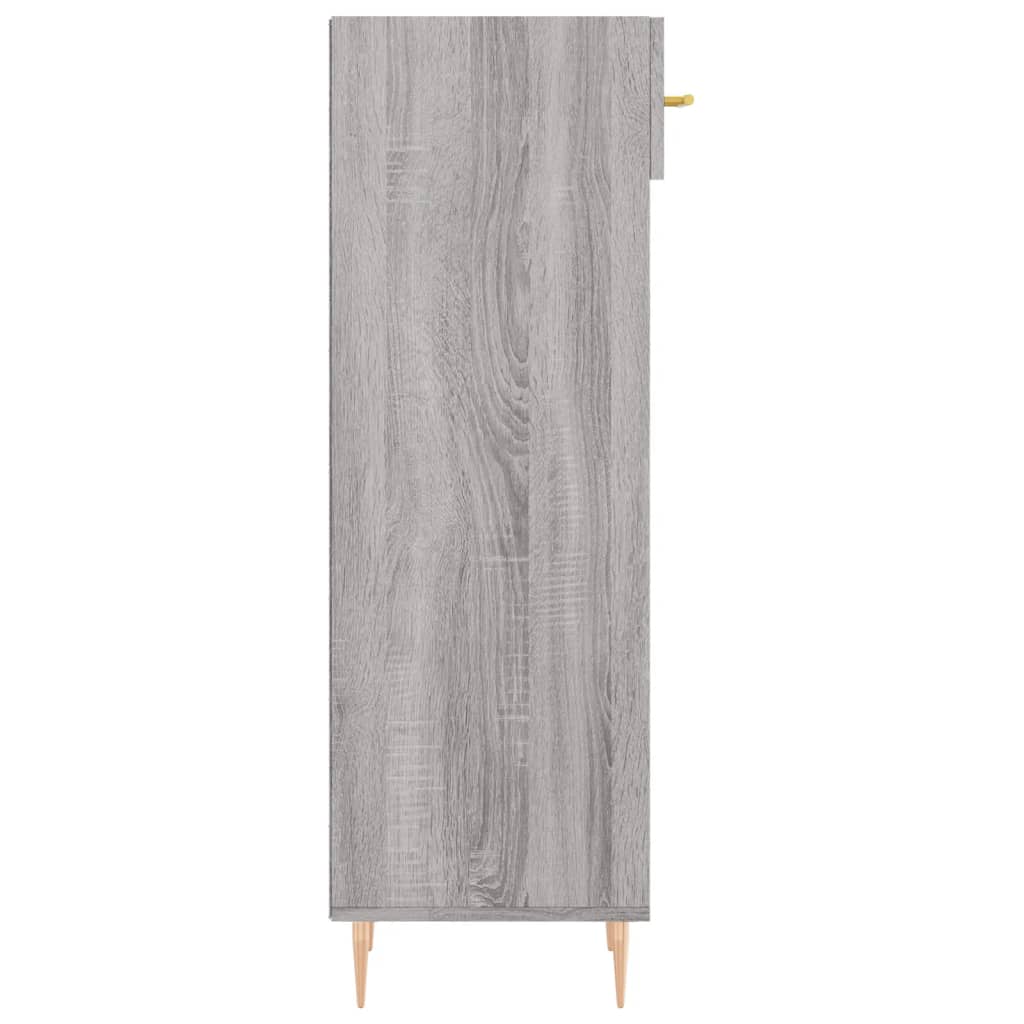 vidaXL Schuhschrank Grau Sonoma 30x35x105 cm Holzwerkstoff