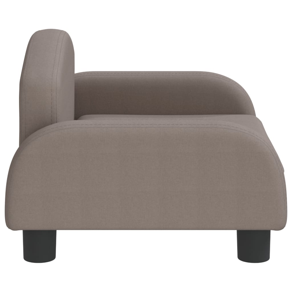 vidaXL Hundebett Taupe 50x40x30 cm Stoff