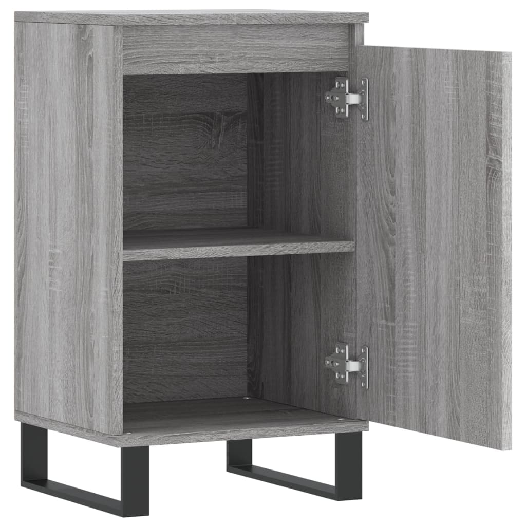 vidaXL Sideboard Grau Sonoma 40x35x70 cm Holzwerkstoff