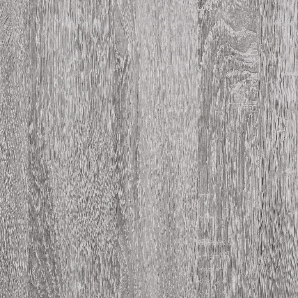 vidaXL Badschrank Grau Sonoma 30x30x100 cm Holzwerkstoff