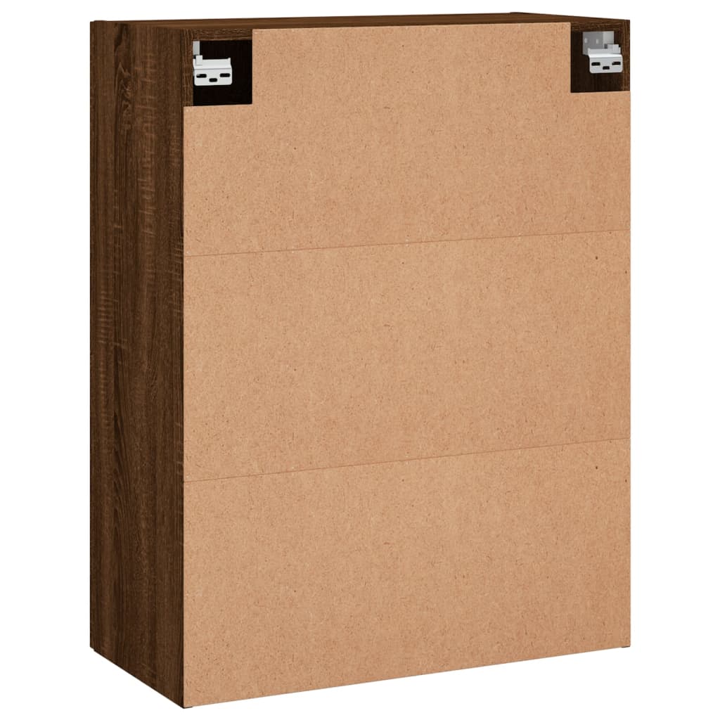 vidaXL Wandschrank Braun Eichen-Optik 69,5x34x90 cm