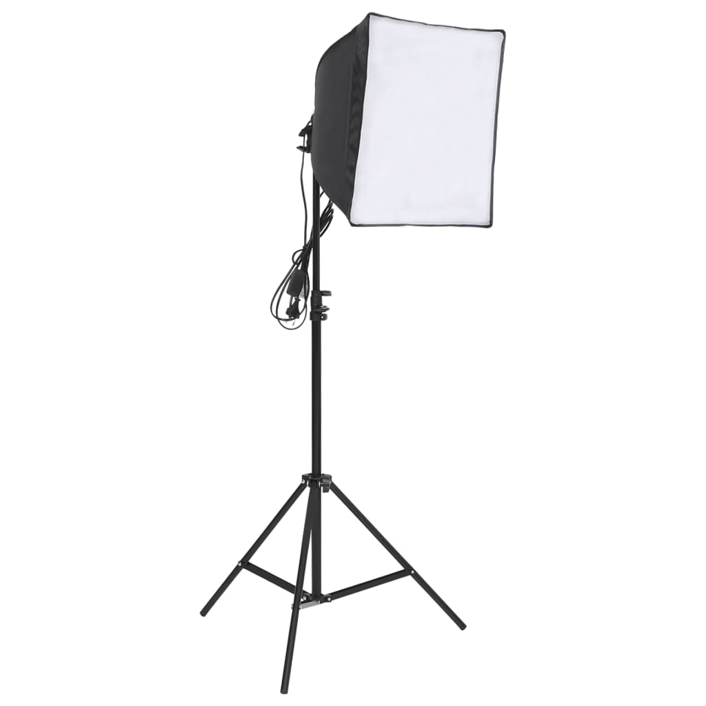 vidaXL Fotostudio-Set mit Leuchten und Hintergrund