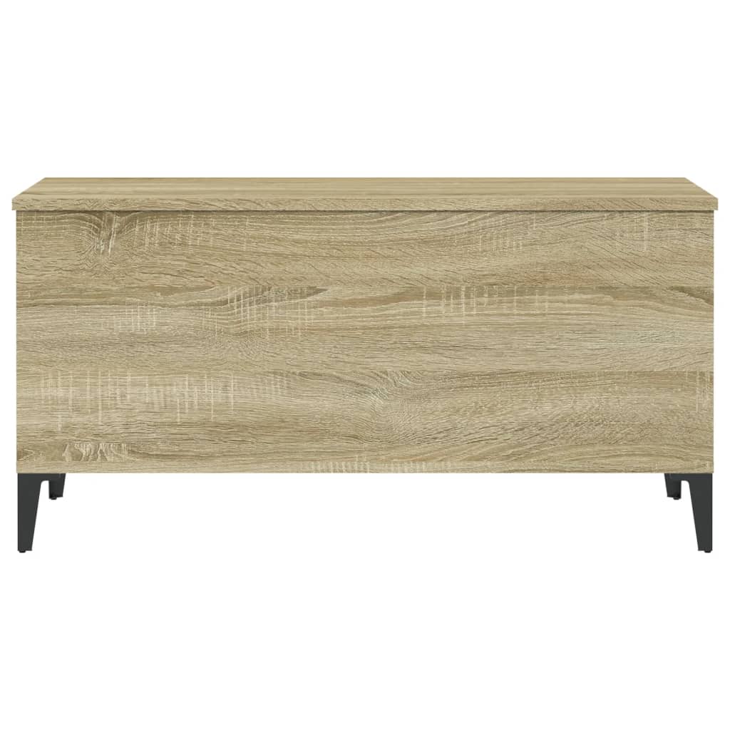 vidaXL Couchtisch Sonoma-Eiche 90x44,5x45 cm Holzwerkstoff