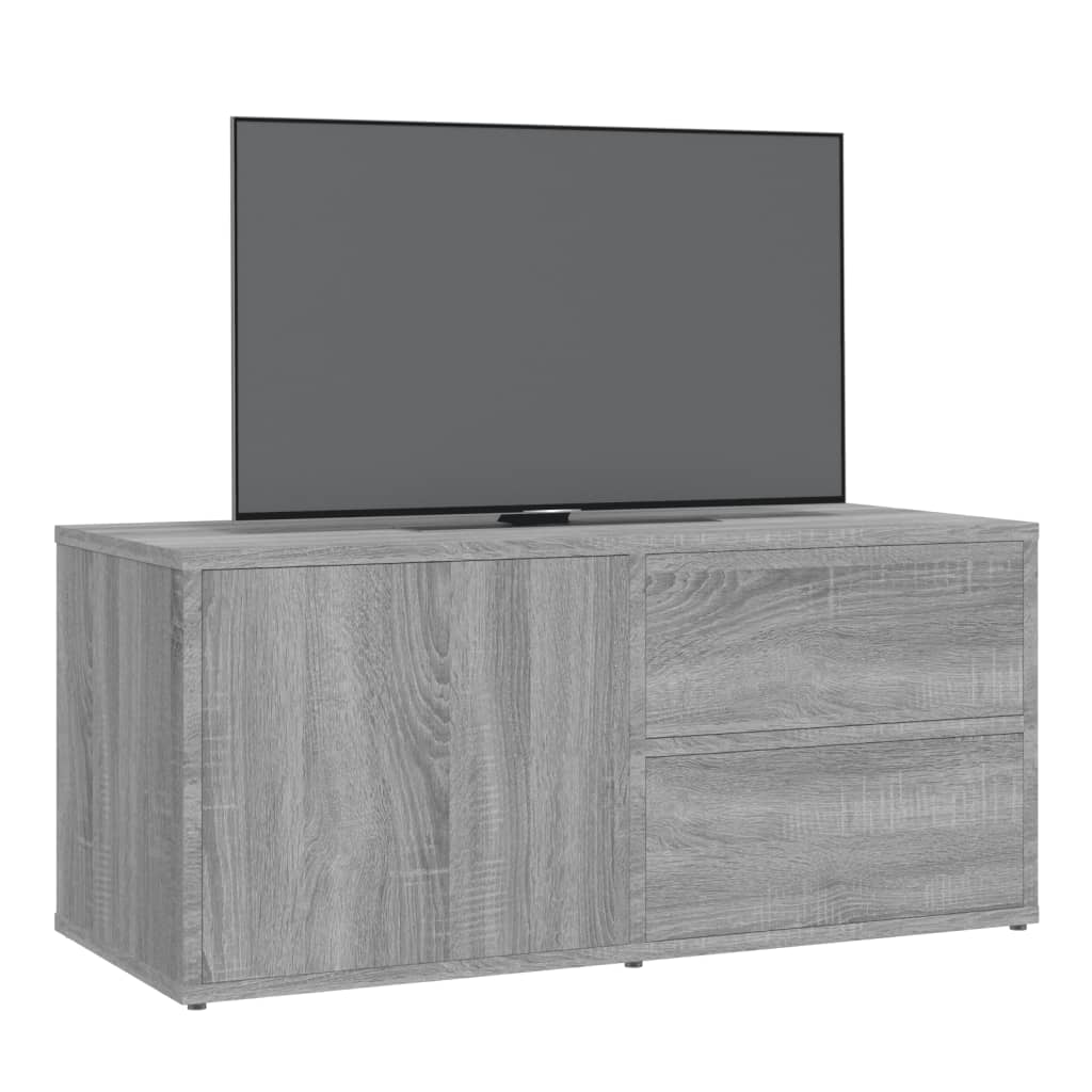 vidaXL TV-Schrank Grau Sonoma 80x34x36 cm Holzwerkstoff