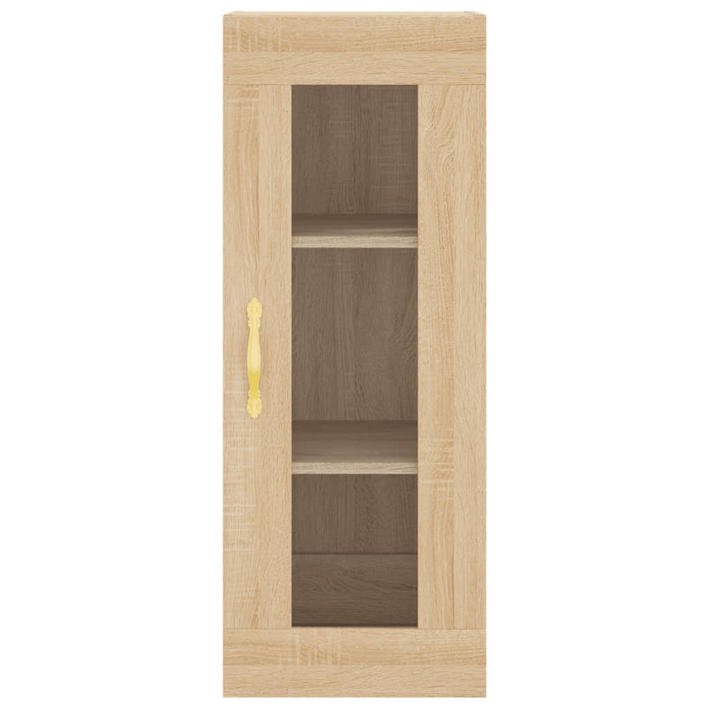 vidaXL Highboard Sonoma-Eiche 34,5x34x180 cm Holzwerkstoff