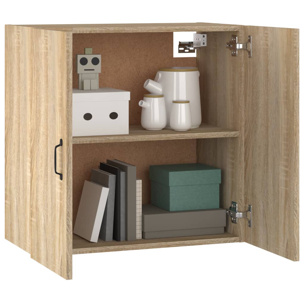 vidaXL Wandschrank Sonoma-Eiche 60x31x60 cm Holzwerkstoff