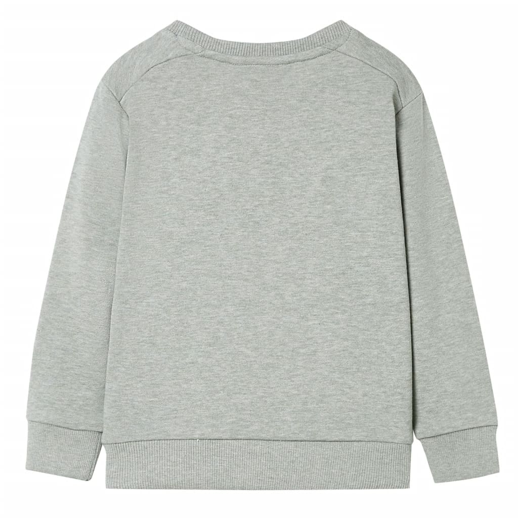 Kinder-Sweatshirt Hellkhaki Melange 116