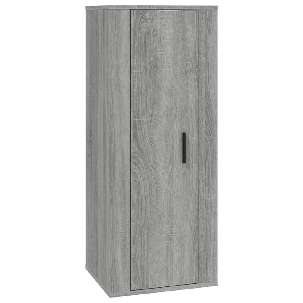 vidaXL 4-tlg. TV-Schrank-Set Grau Sonoma Holzwerkstoff