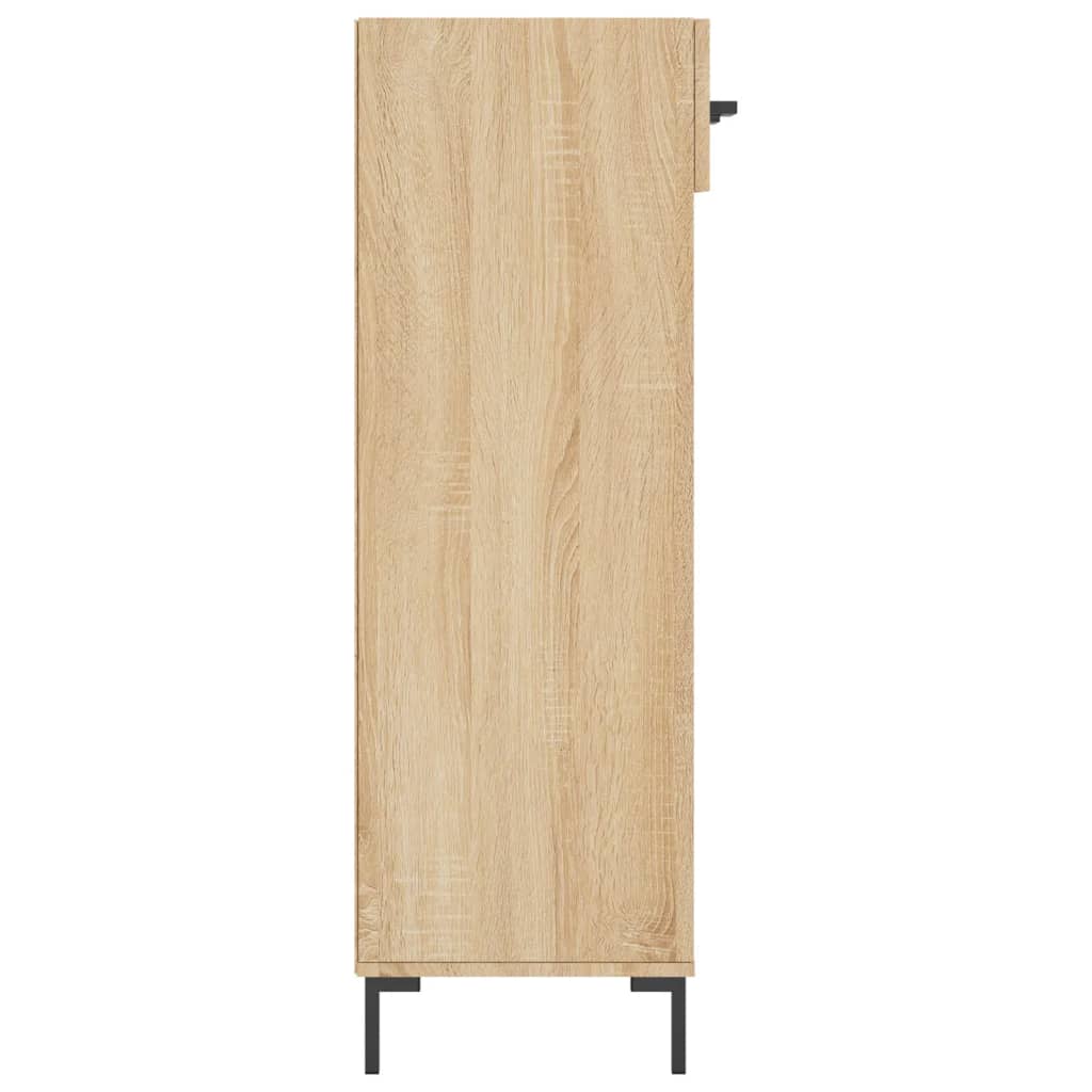 vidaXL Schuhschrank Sonoma-Eiche 60x35x105 cm Holzwerkstoff