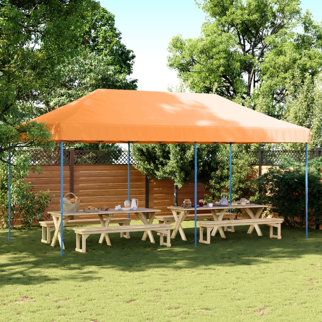 vidaXL Partyzelt Faltbar Pop-Up Orange 580x292x315 cm