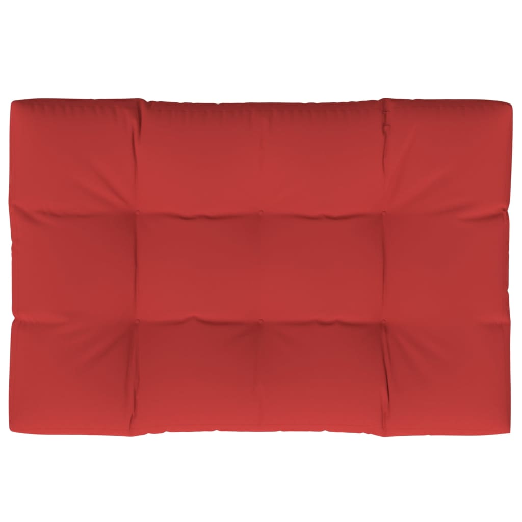 vidaXL Palettenkissen Rot 120x80x12 cm Stoff