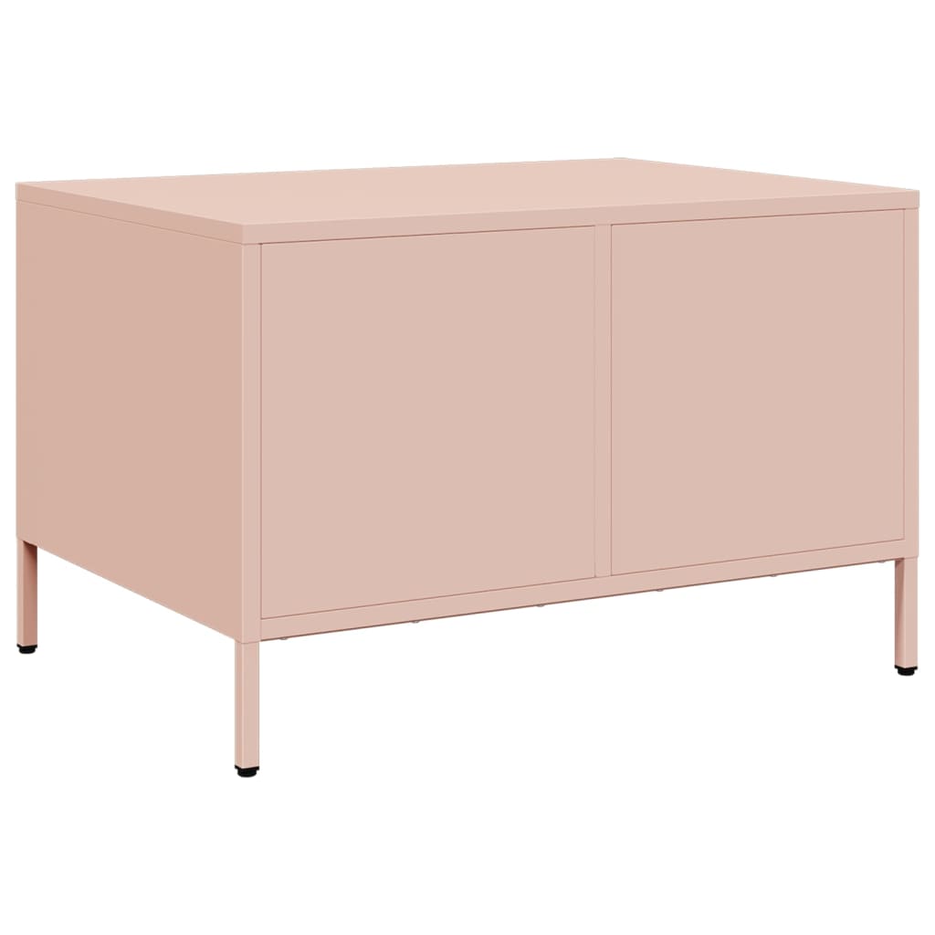 vidaXL TV-Schrank Rosa 68x50x43,5 cm Kaltgewalzter Stahl