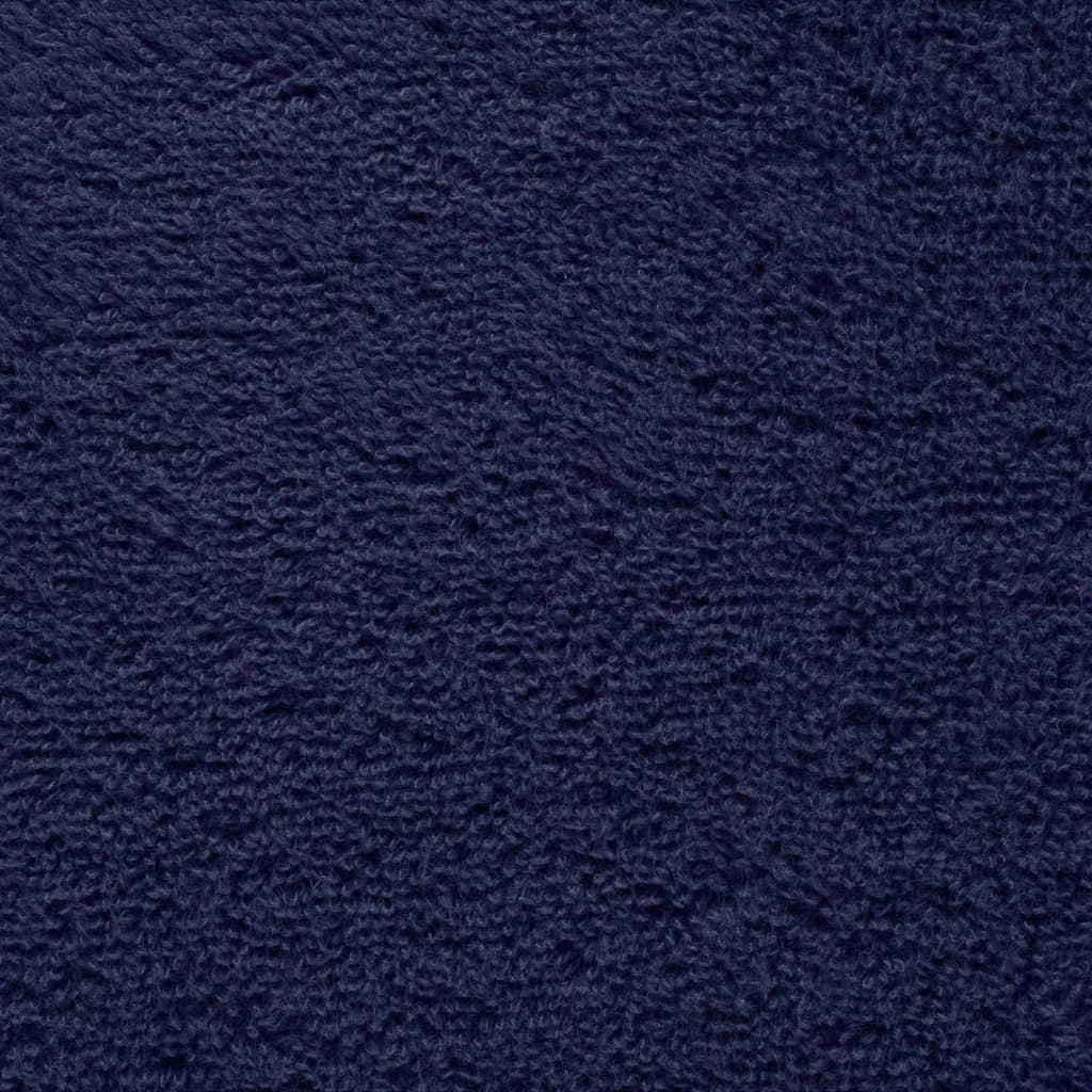 vidaXL Premium-Saunatücher SOLUND 2 Stk Marineblau 80x200 cm 600 g/m²