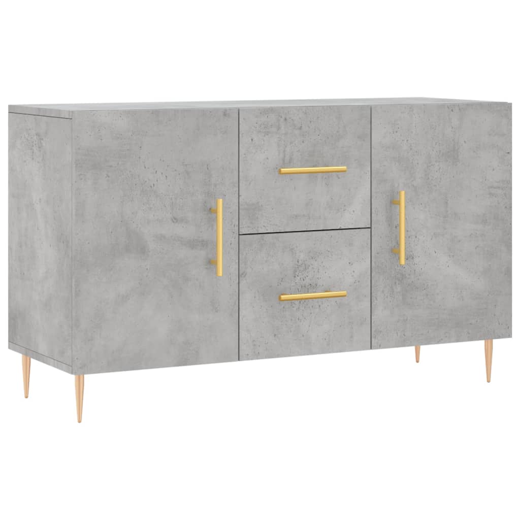 vidaXL Sideboard Betongrau 100x36x60 cm Holzwerkstoff