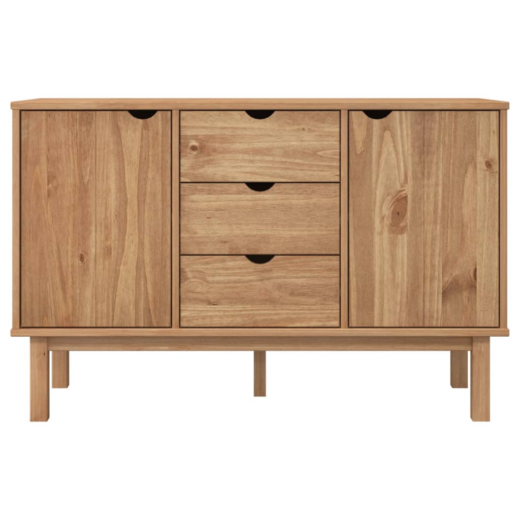 vidaXL Sideboard OTTA 113,5x43x73 cm Massivholz Kiefer