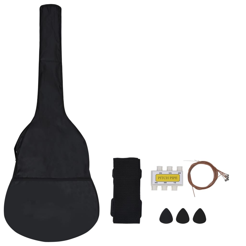 vidaXL 8-tlg. Klassikgitarren-Set für Anfänger 3/4 36"