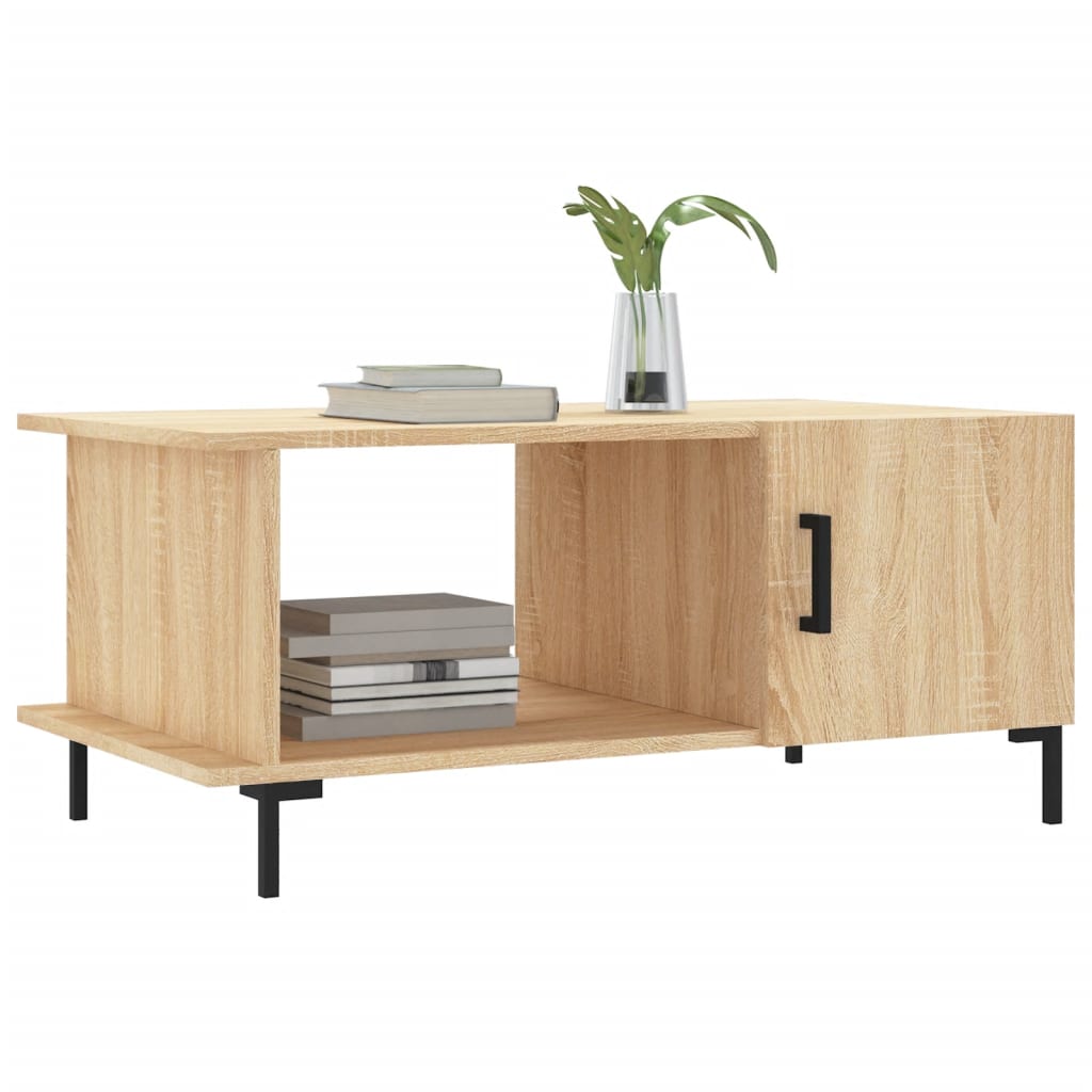 vidaXL Couchtisch Sonoma-Eiche 90x50x40 cm Holzwerkstoff