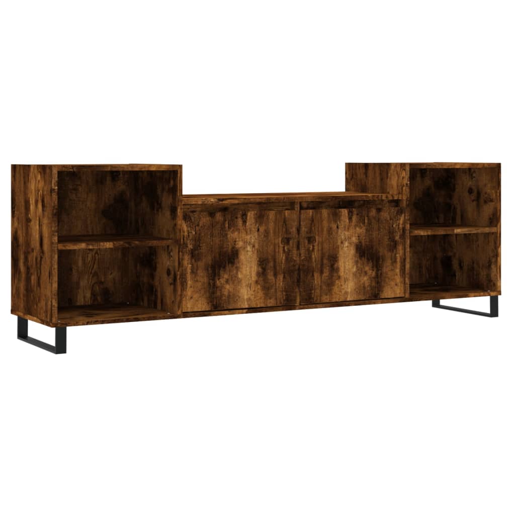 vidaXL TV-Schrank Räuchereiche 160x35x55 cm Holzwerkstoff